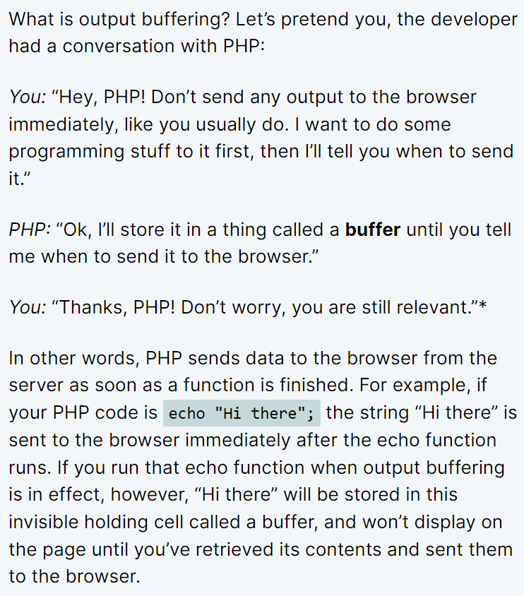 PHPOutputBuffer